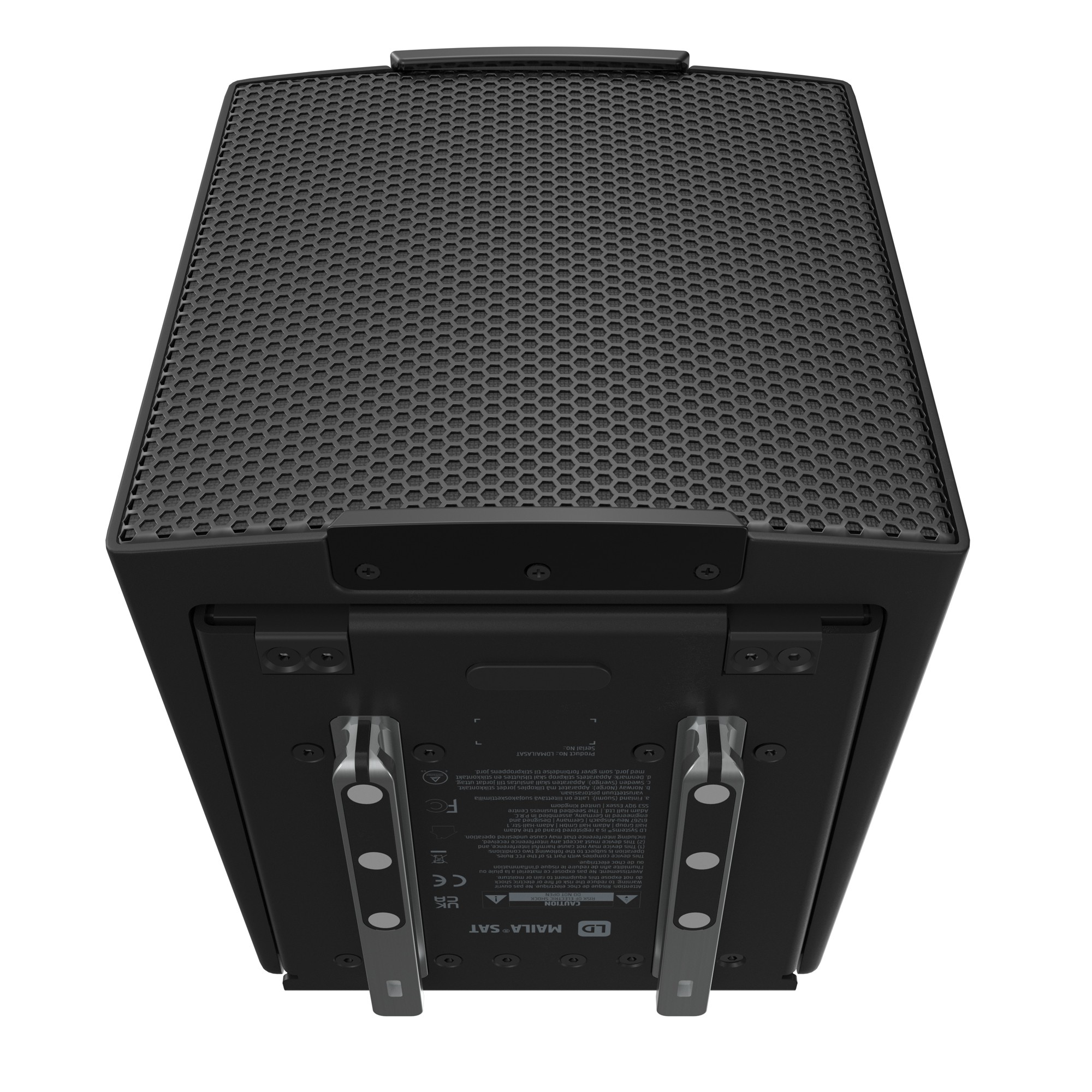 onderkant Line array speaker